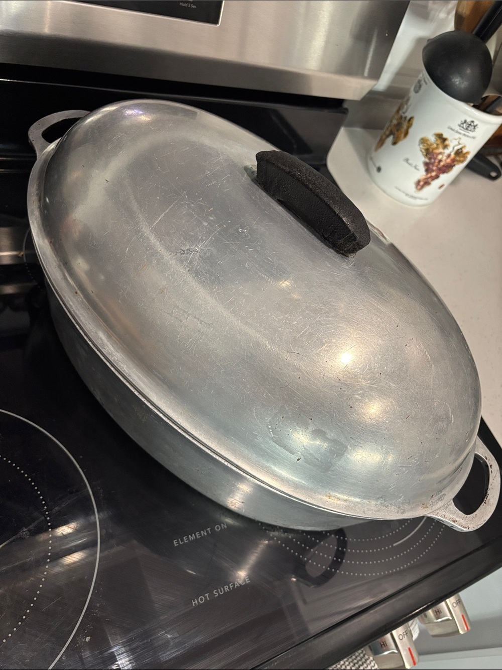 VTG Household Institute Aluminum Covered 18.5” Roaster Pan/Pot Large Cookware